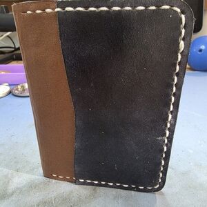 Two-Tone Leather Wallet